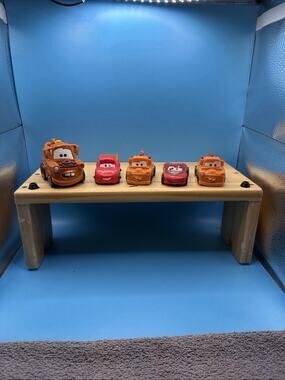 Disney Pixar 3 Mater And Two Lighting McQueen Toy Cars